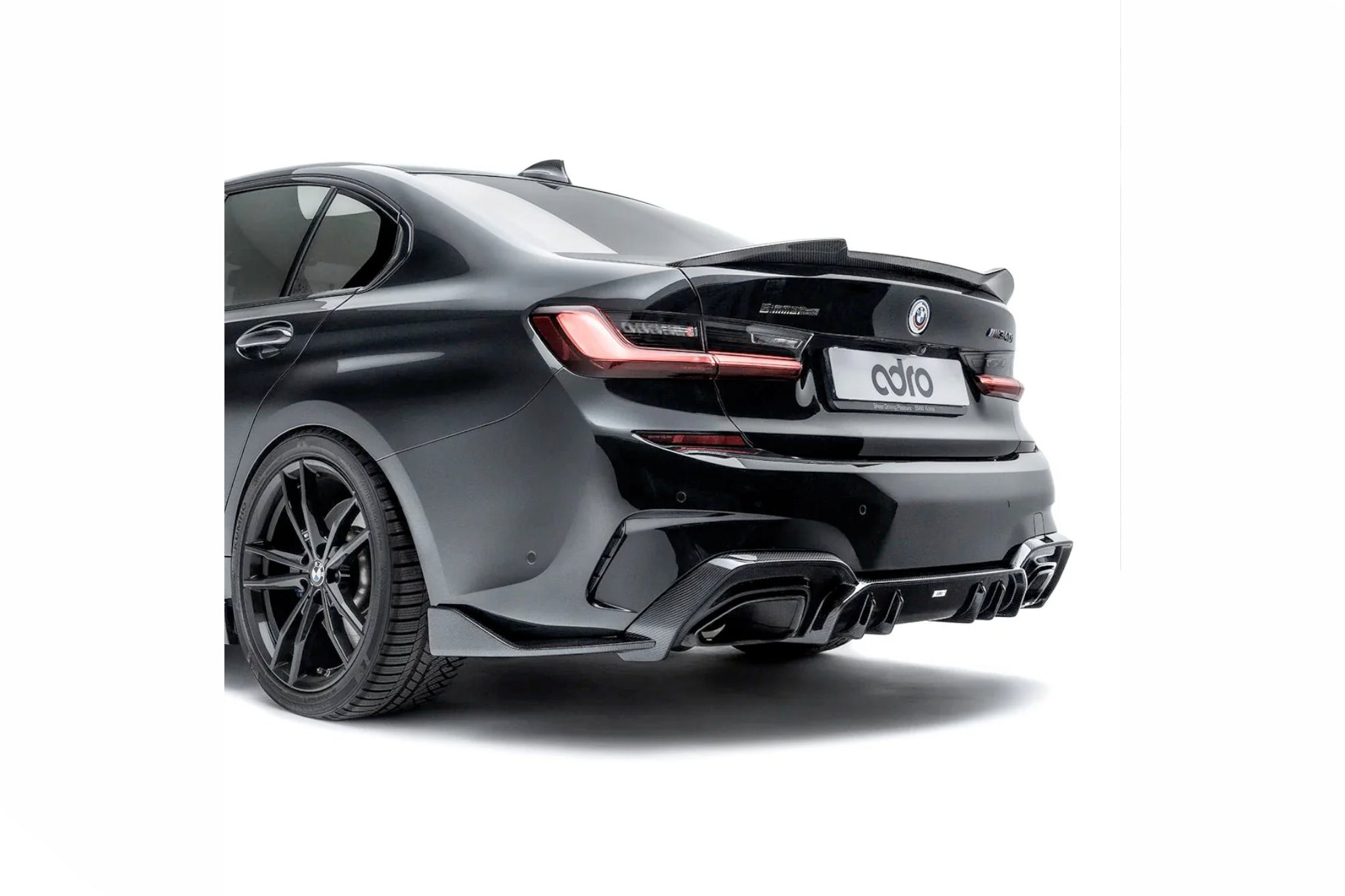 Adro Carbon Fibre Rear Diffuser - BMW 3 Series M340i G20 (Pre - LCI) (2018 - 2022) - Evolve Automotive